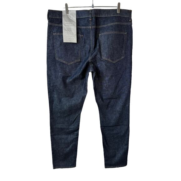 NWT Everlane Men's Slim Jeans Denim Dark Wash 40x34 Minimalist Classic Casual - Picture 2 of 11